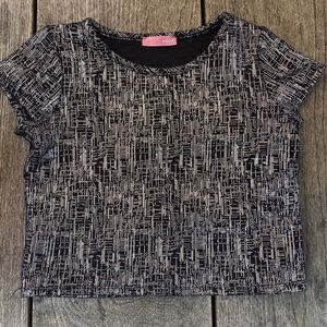 Black and Silver Shirt